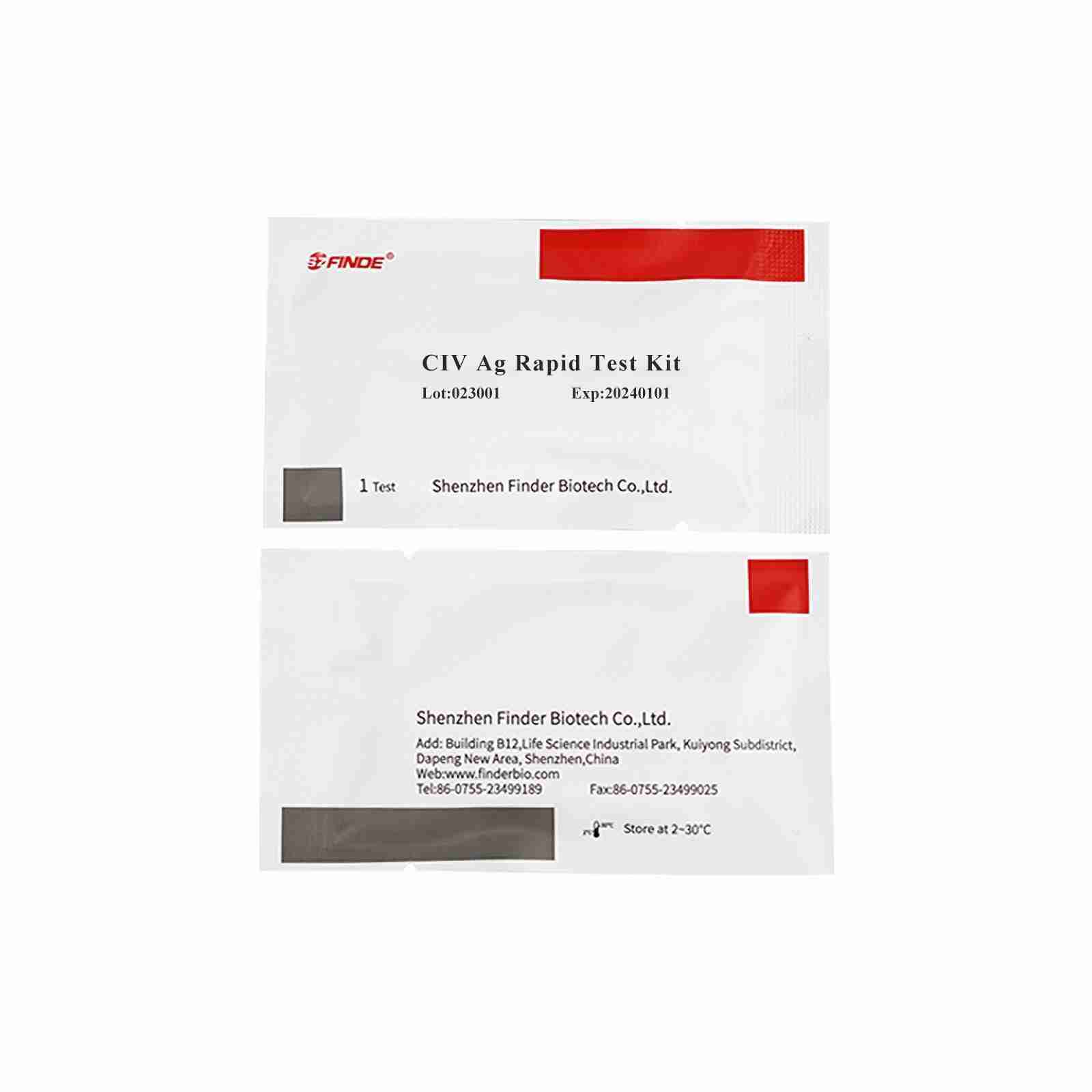Canine Influenza Virus Antigen (CIV Ag) Rapid Test Kit 4