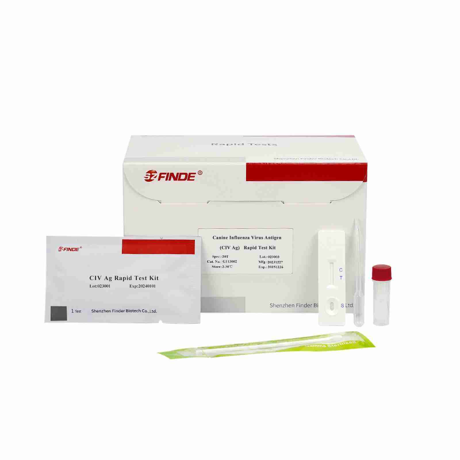 Canine Influenza Virus Antigen (CIV Ag) Rapid Test Kit 1