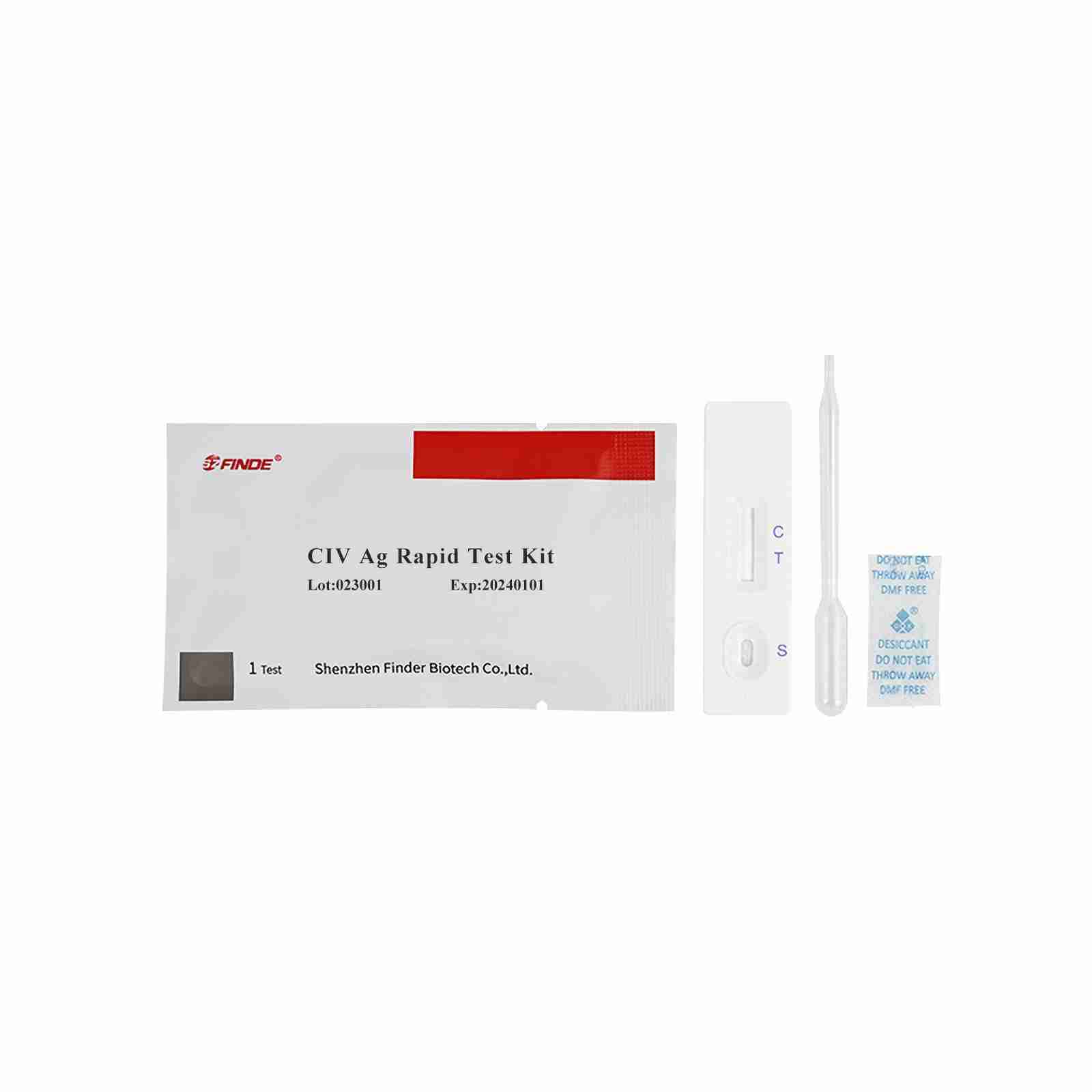 Canine Influenza Virus Antigen (CIV Ag) Rapid Test Kit 3