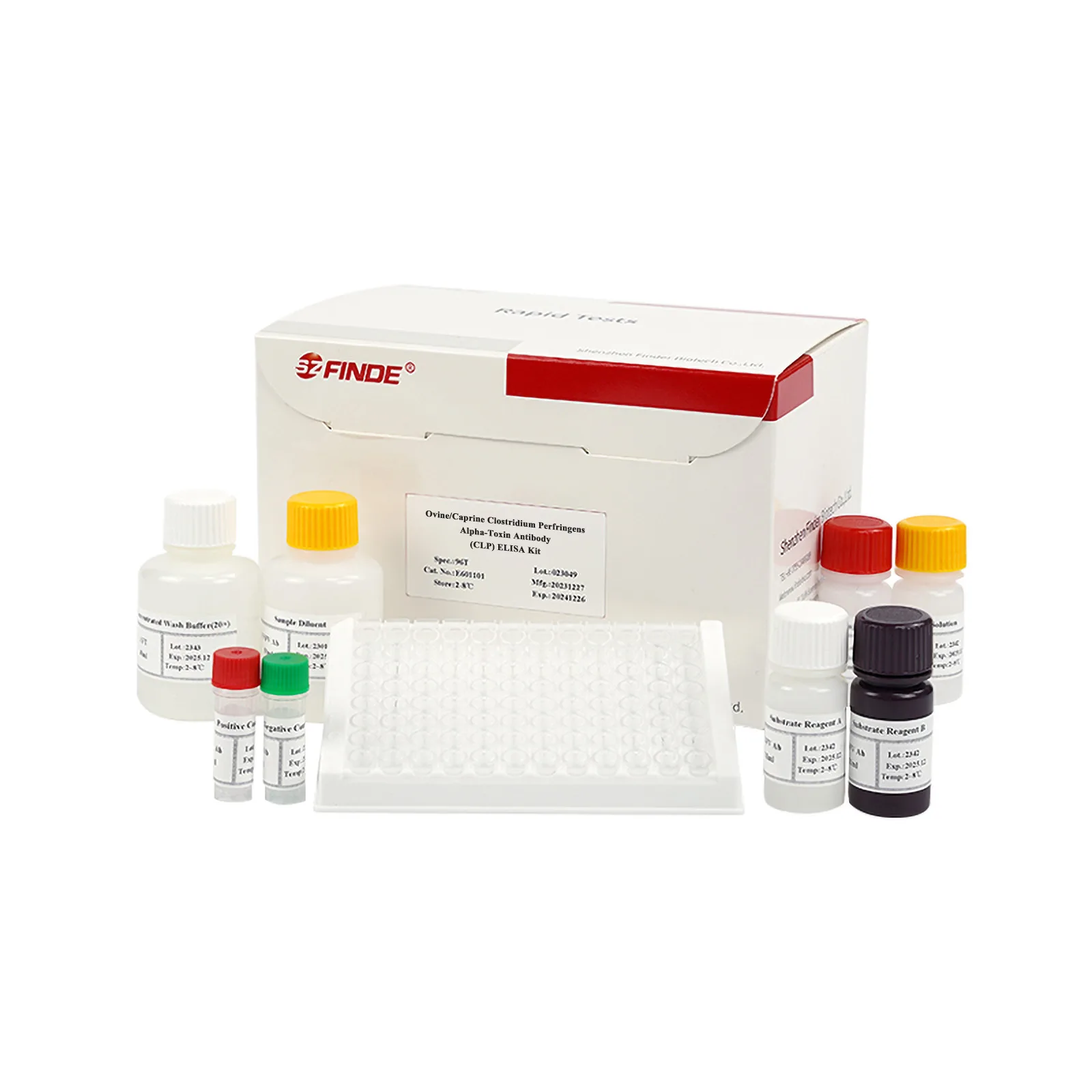 OvineCaprine Clostridium Perfringens  Alpha-Toxin Antibody (CLP Ab) ELISA Kit 1
