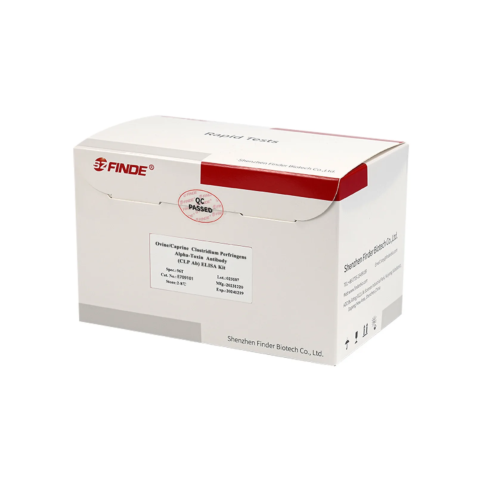 OvineCaprine Clostridium Perfringens Alpha-Toxin Antibody (CLP Ab) ELISA Kit 5
