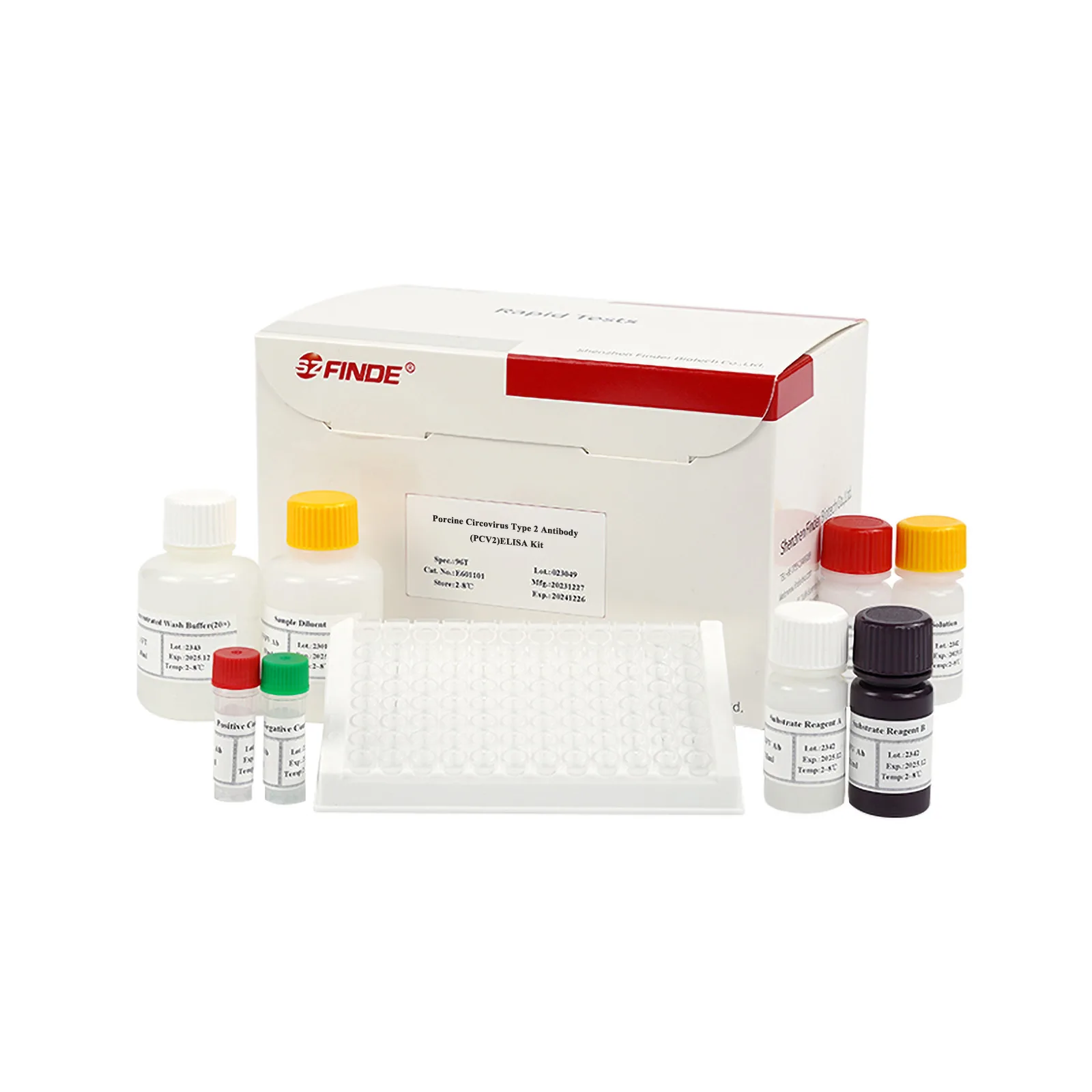Porcine Circovirus Type 2  Antibody (PCV2 Ab) ELISA Kit 2