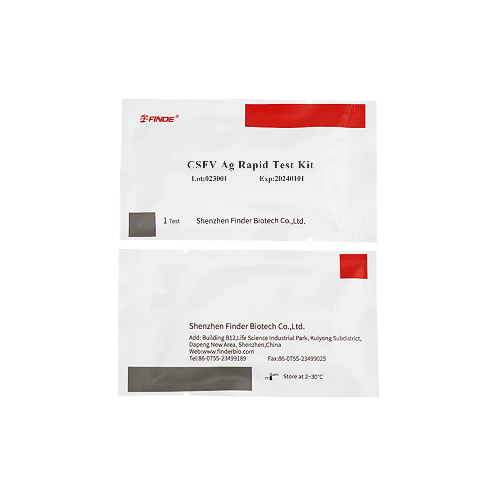 Classical Swine Fever Virus Antigen Rapid Test Kit 4