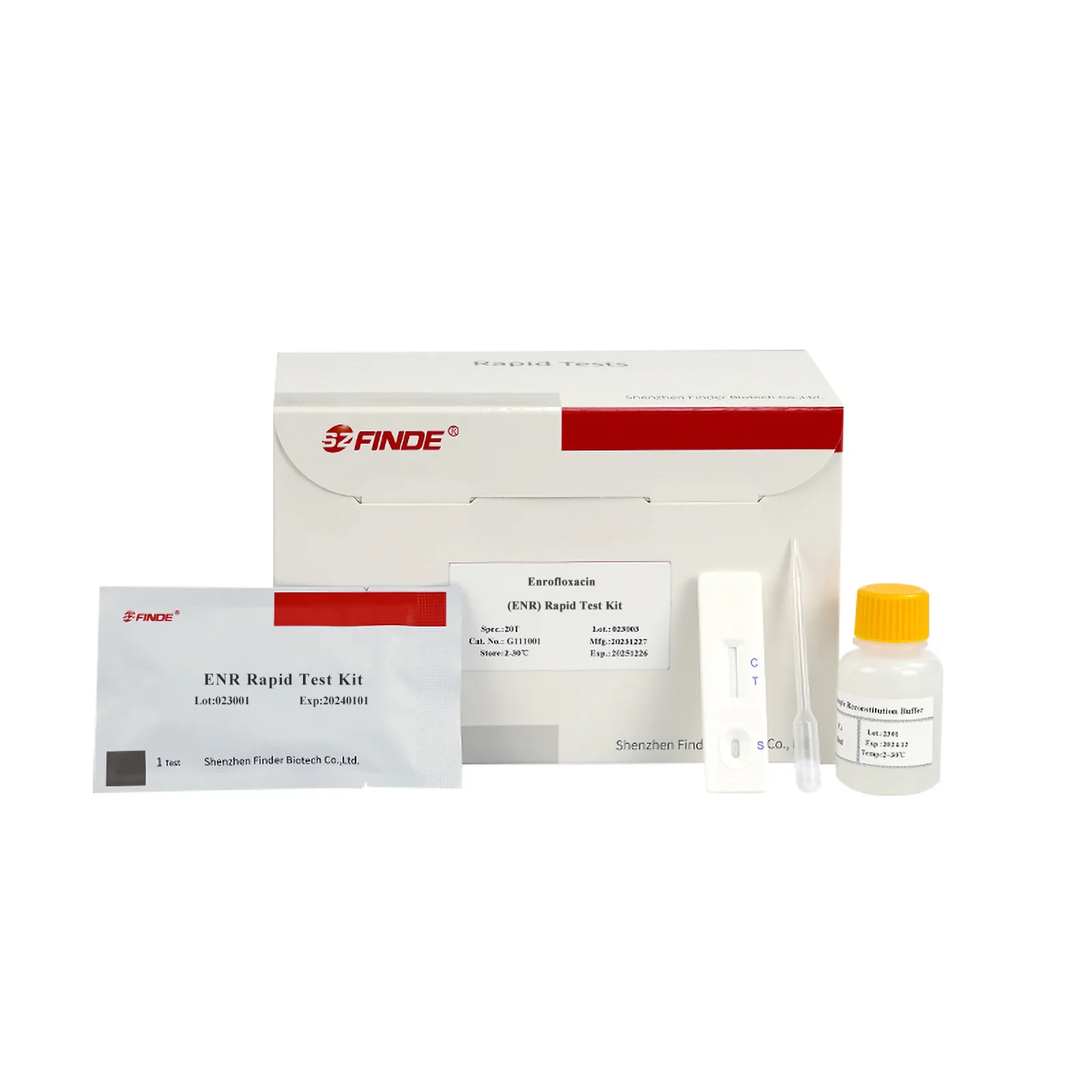 Enrofloxacin (ENR) Rapid Test Kit 1