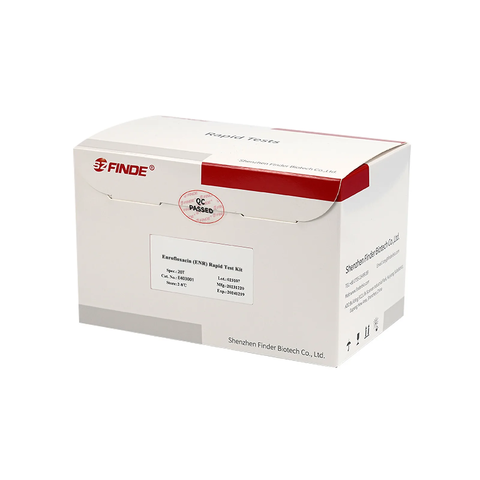 Enrofloxacin (ENR) Rapid Test Kit 4