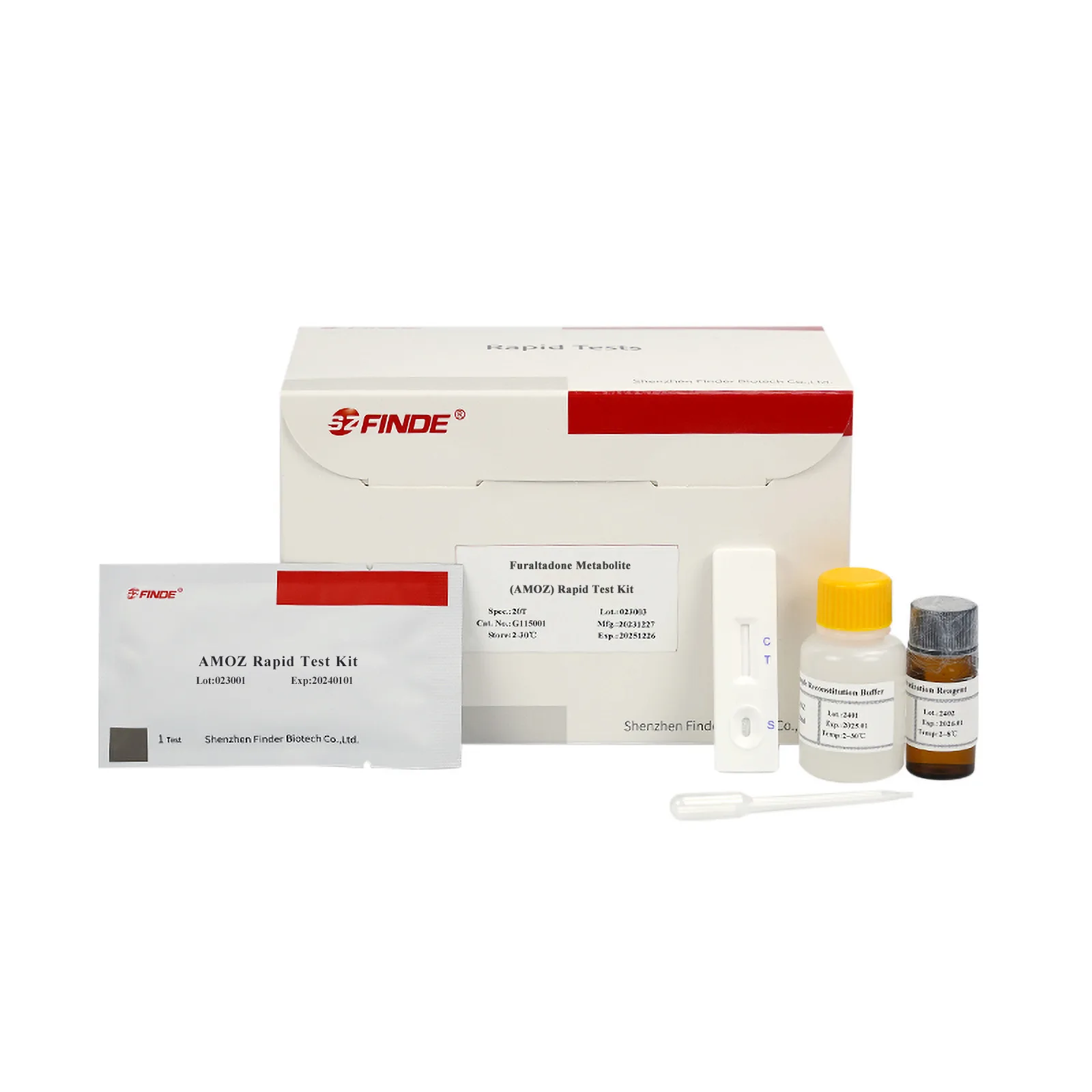 Furaltadone Metabolite (AMOZ) Rapid Test Kit 1