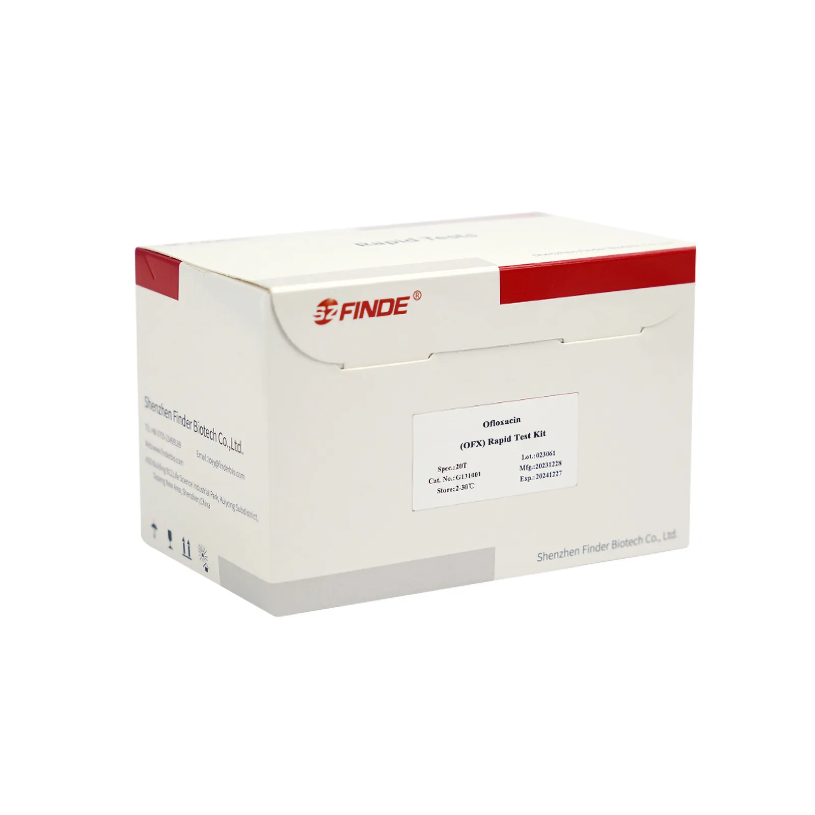 Ofloxacin (OFX) Rapid Test Kit 4