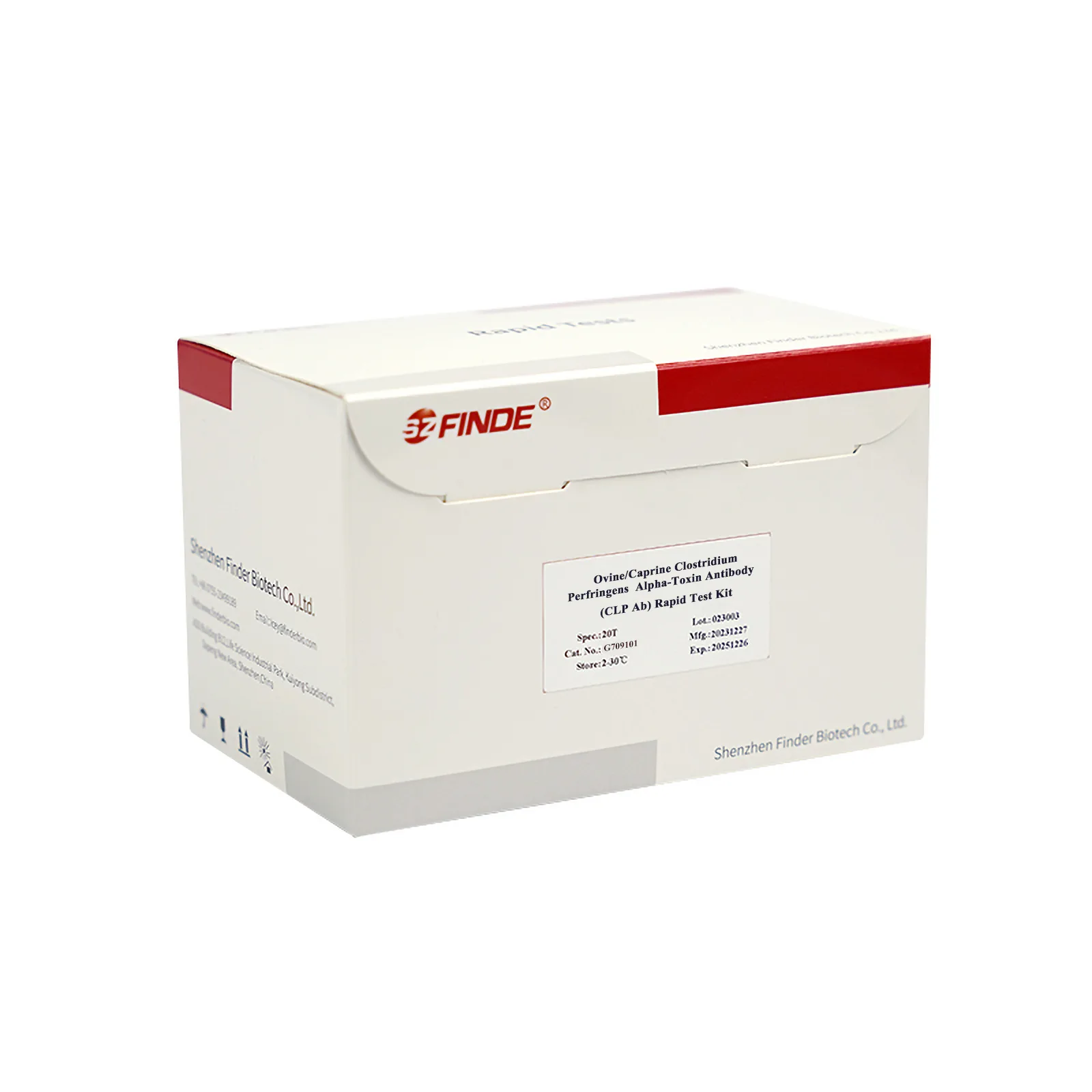 OvineCaprine Clostridium Perfringens Alpha-Toxin Antibody Rapid Test Kit 3