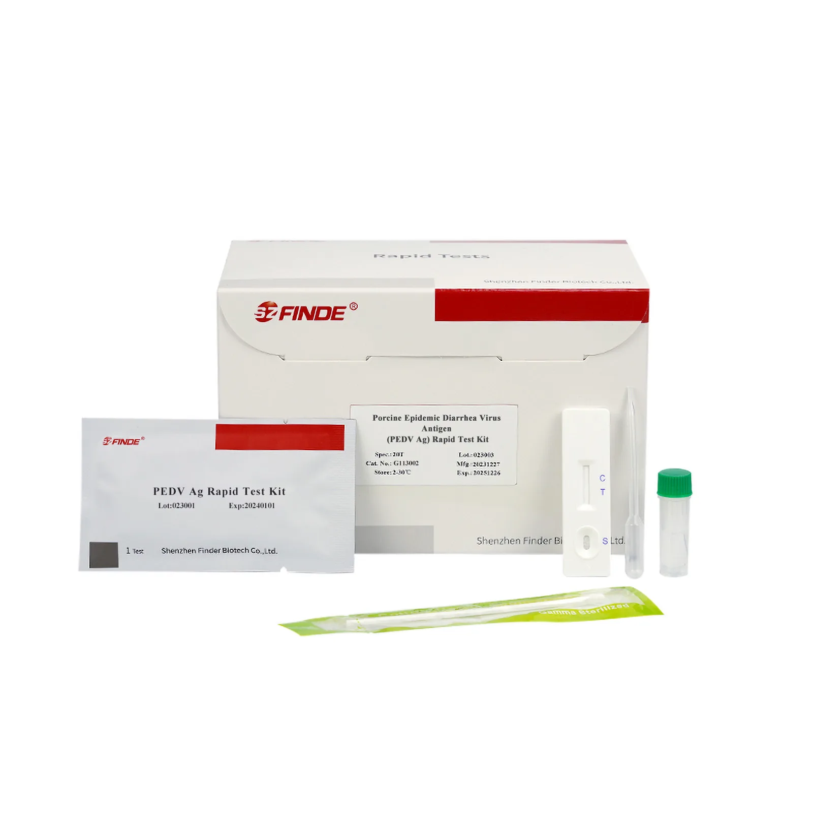 Porcine Epidemic Diarrhea Virus Antigen Rapid Test Kit 1